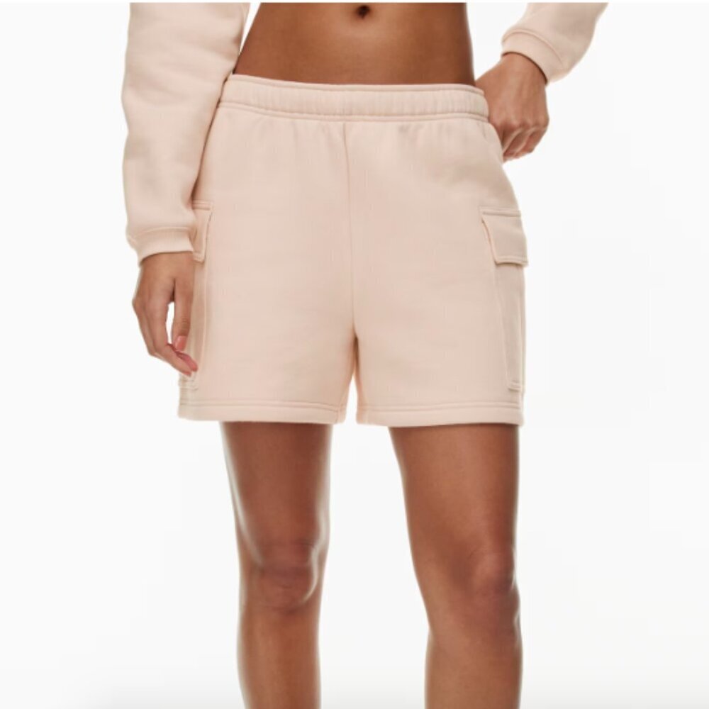 Aritzia Cozy Sweatfleece Mega Cargo Mid-Thigh Short S